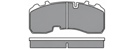 Illustrative pad profile for Truckia part 29165