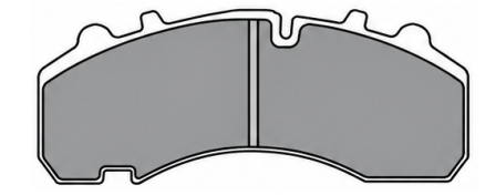 Illustrative pad profile for Truckia part 29167