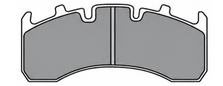 Illustrative pad profile for Truckia part 29169